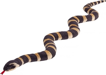 Furtun flexibil negru cu profil în zigzag, 100 cm