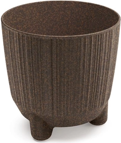 Ghiveci Ryfo Eco Wood 10,7 cm culoare cafea