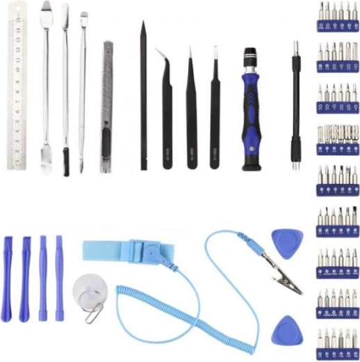 Set de unelte de precizie pentru reparații electronice 79 în 1