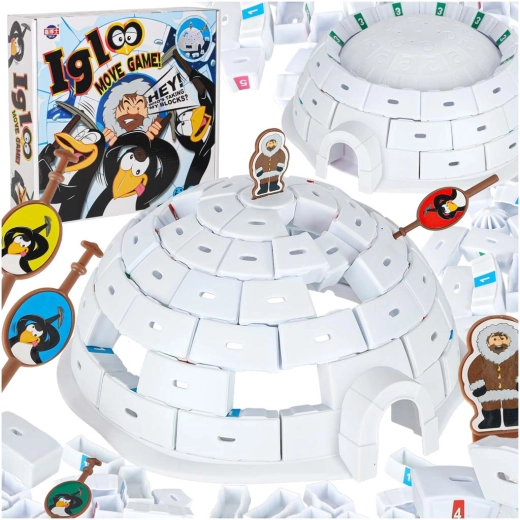 Joc de masă construiește iglu – pinguini