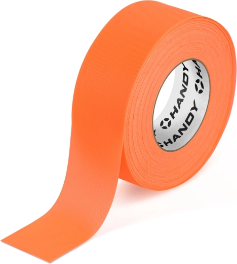Bandă fluorescentă de delimitare portocalie 75 m × 25 mm