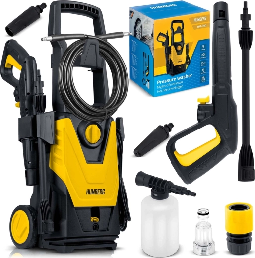 Humberg curățitor cu presiune înaltă 1800 W HM-300 cu pompă din aluminiu și duză turbo
