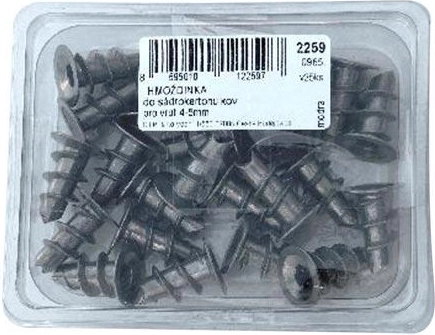 Diblă metalică pentru gips-carton (25 buc) în ambalaj de plastic