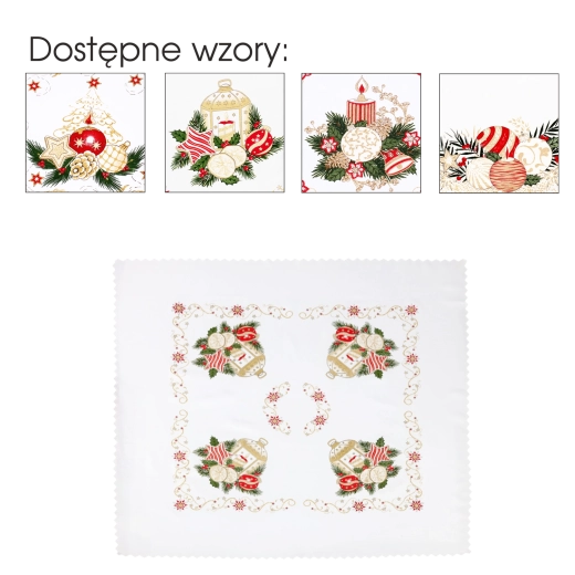 Față de masă decorativă de Crăciun 80 × 80 cm