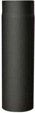 Tub de fum cu orificiu 120 mm, lungime 250 mm, negru