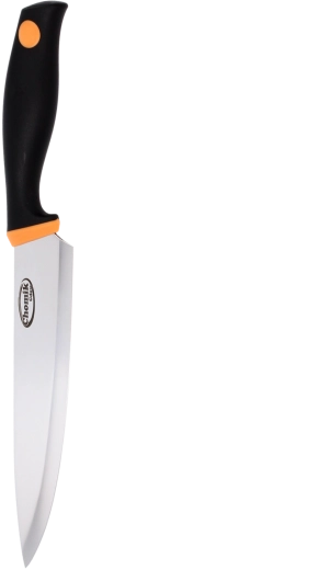 Cuțit de bucătar 20 cm din oțel inoxidabil cu mâner gri antiderapant