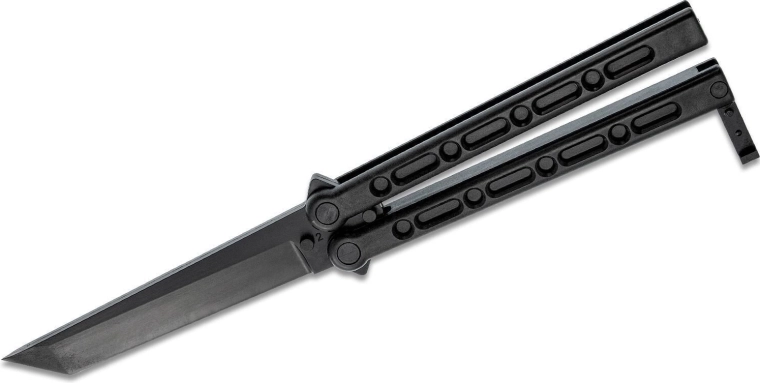 Cold Steel FGX Balisong Tanto fluture din material Griv-Ex, negru, 12,7 cm