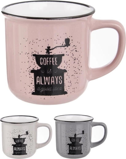 Cană ceramică Good idea 370 ml – mix de decoruri