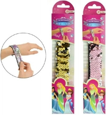 Brățară cu paiete 23 cm, 3 culori pe card