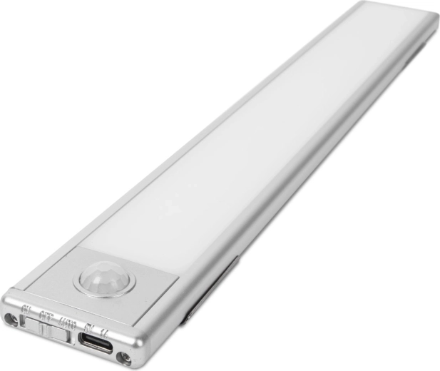 Lampă LED pentru mobilier cu senzor de mișcare și acumulator, 30 cm