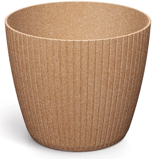 Ghiveci Lamia Eco Wood 13,8 cm naturo