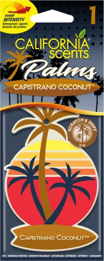 Odorizant auto suspendat California Scents Palm Capistrano Coconut