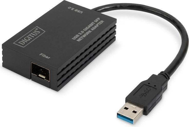 Digitus adaptor USB 3.0 la Ethernet SFP gigabit (RJ45/SFP) 1 Gb/s