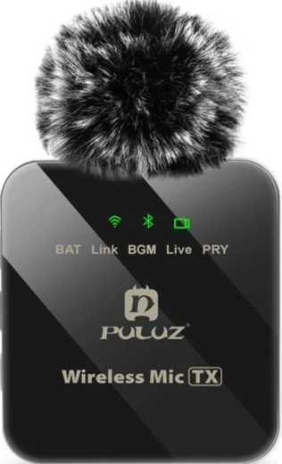 Microfon lavalieră wireless Puluz cu receptor USB-C - 1 bucată