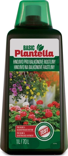 Îngrășământ lichid pentru plante înfloritoare de balcon Plantella Basic 1 l