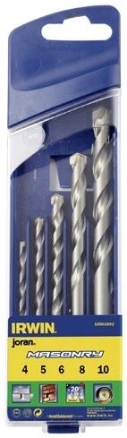 Set burghie pentru zidărie IRWIN Masonry 4–10 mm, 5 piese
