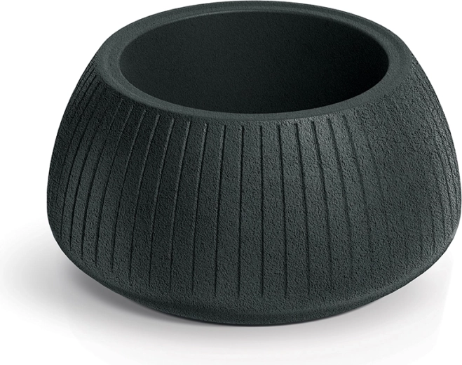 Ghiveci Coro Bowl 40 cm gri închis