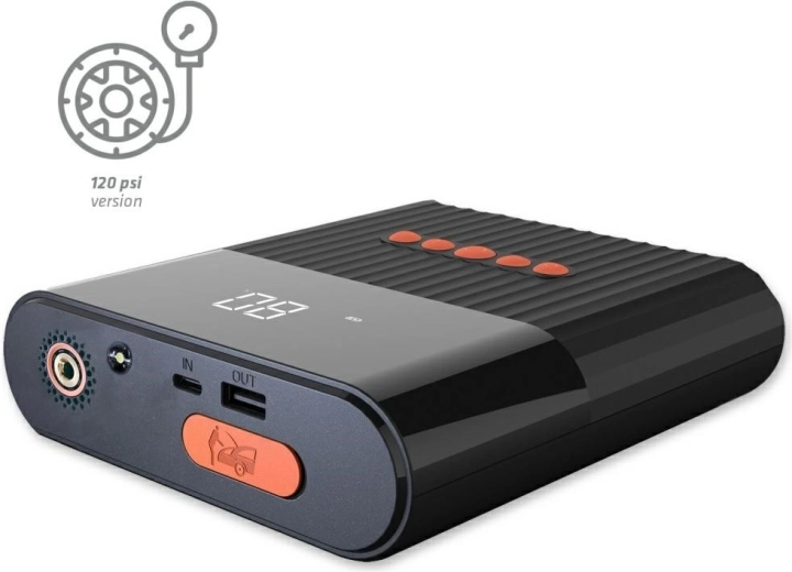 4smarts PitStop+ starter auto cu powerbank, compresor și lanternă LED