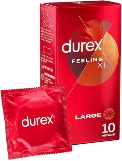 Prezervative Durex Feeling XL Large 10 buc