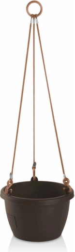 Jardinieră autoirigantă MARINA 25 maro suspendată