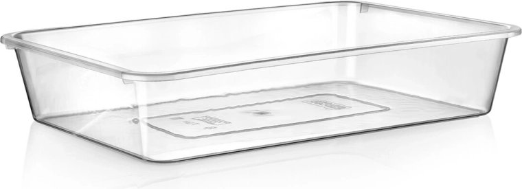 Bol transparent din plastic 30 × 21 cm
