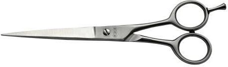 Foarfecă de coafor cu sprijin pentru deget 17 cm din oțel inoxidabil