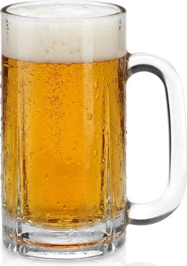 Halbă de bere din sticlă 500 ml