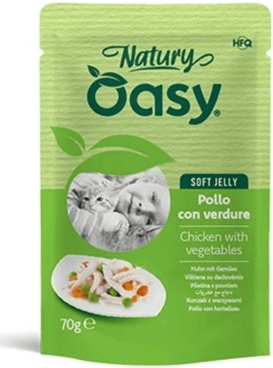 Oasy Nature Soft Jelly pui cu legume plic 70 g