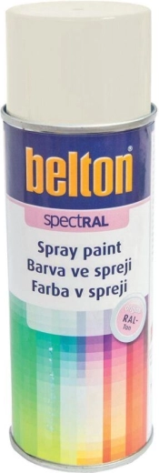 Vopsea spray BELTON RAL 9010 alb mat 400 ml