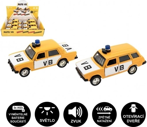 Mașină de poliție VB Lada cu întoarcere, cu lumină și sunet