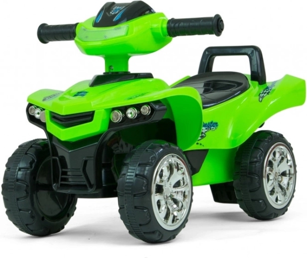 Vehicul de împins pentru copii cu sunete ATV MILLY MALLY Monster, verde