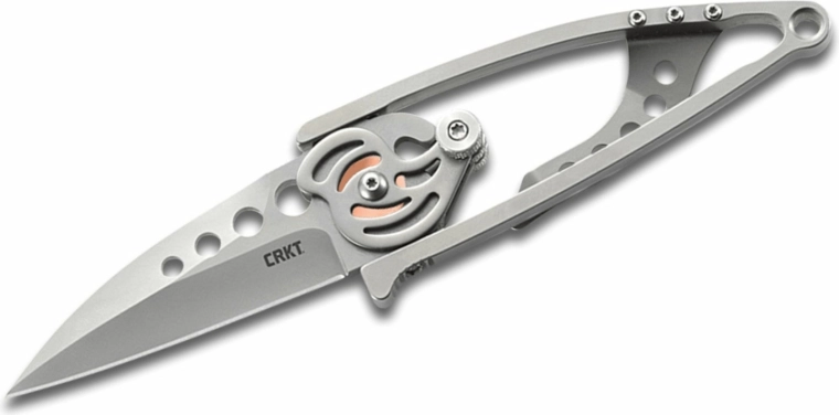 Cuțit de buzunar Crkt Snap Lock argintiu 6,5 cm din oțel inoxidabil