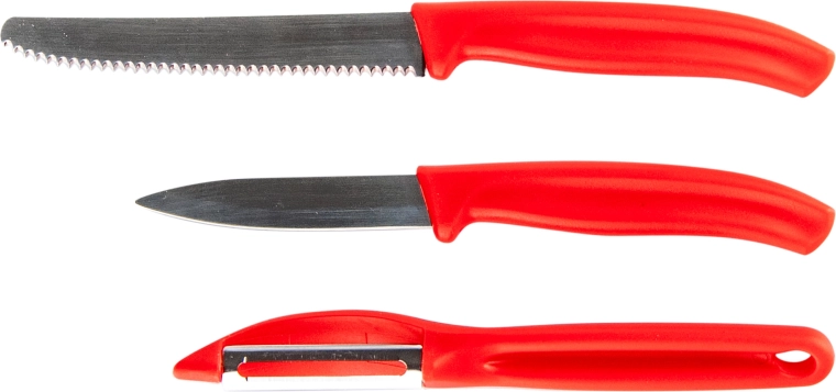 Set de cuțite de bucătărie cu curățător Provence Exclusive, 3 buc.