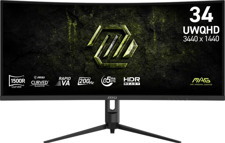Monitor de gaming curbat MSI MAG 342CQRF E20 34" UWQHD 200 Hz