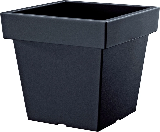 Ghiveci Lofly Low antracit 23,4 cm