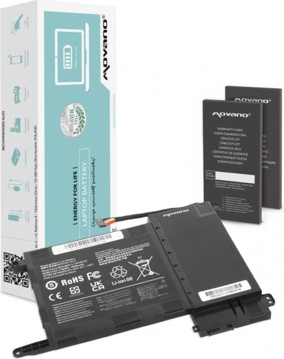 Baterie Movano pentru Lenovo IdeaPad Y700-15ISK (Y700) 4050 mAh / 60 Wh