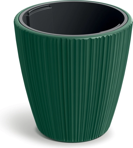 Ghiveci Oro 47 cm verde închis cu inserție interioară