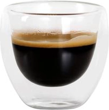 Cană din sticlă pentru espresso din sticlă borosilicată dublă 100 ml TORO