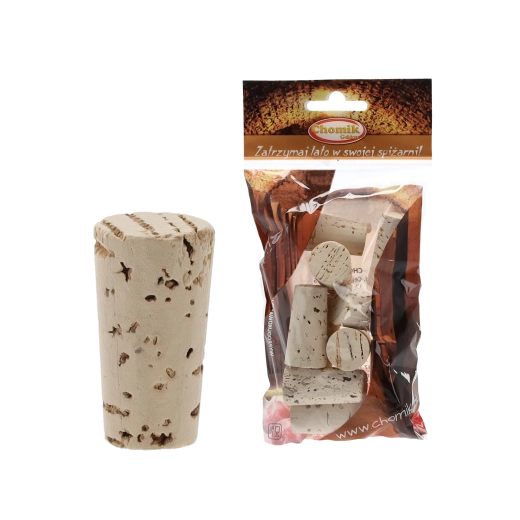 Dopuri din plută ecologică Chomik 21 mm, pachet 10 buc