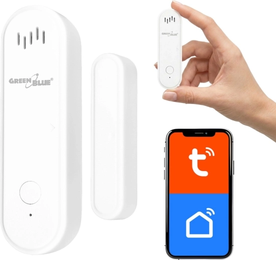 Senzor wireless de deschidere pentru uși și ferestre GreenBlue - 1 bucată