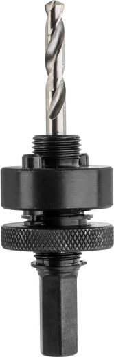 Adaptor pentru coroane bimetalice de găurire (carotare) 32–152 mm, cu burghiu de centrare