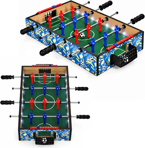 Fotbal de masă pentru copii ECOTOYS cu iluminare LED 50,5 × 30,5 cm