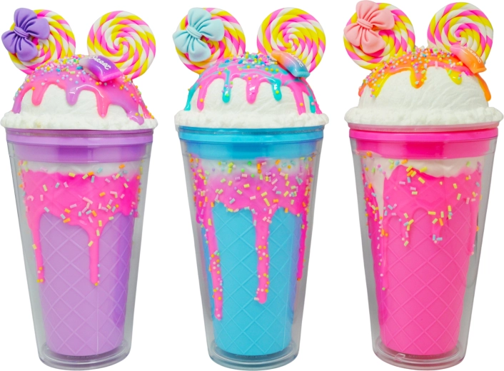 Pahar cu capac și pai Șoricel 480 ml