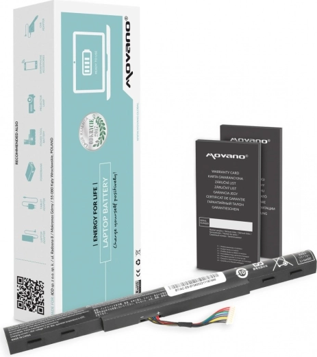 Baterie Movano pentru laptop Acer Aspire E5-573G și TravelMate P277-M (AL15A32) 1800 mAh 27 Wh