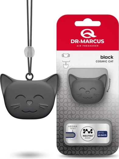 Dr. Marcus Cosmic Cat odorizant auto Black