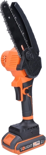 Ferăstrău manual cu lanț, cu acumulator, Solight, 150 mm