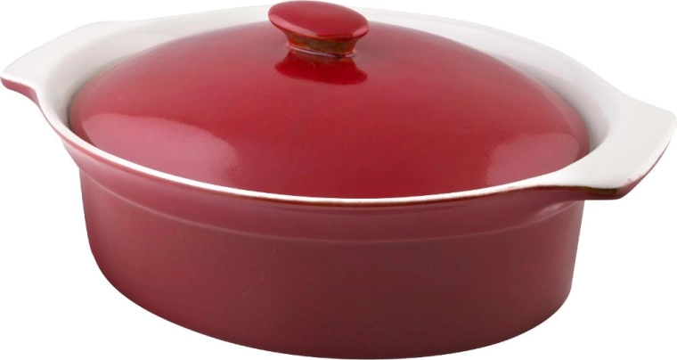 Vas oval Lamart Casa pentru gratinare, cu capac