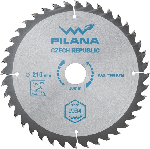 Disc circular PILANA SK 5255 WZ 210 mm, 40 dinți