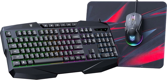 Set gaming Onikuma 3 în 1 – tastatură, mouse și mousepad
