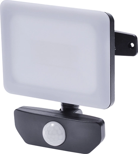 Reflector LED Solight Quick cu senzor de mișcare 10 W, 850 lm, 4000 K, IP44, negru